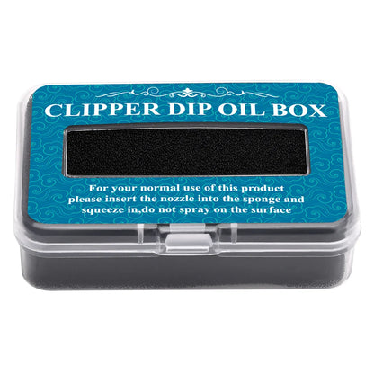 Lubricating Clipper Oil Box – Hair Blade Rust Prevention & Repair, Electric Push Barber Oil Storage Box