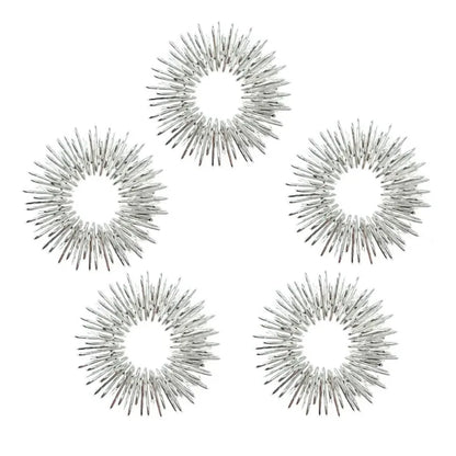 5–15pcs Spiky Acupressure Finger Rings – Sensory Stress Relief Massager Fidget Toys for Teens & Adults