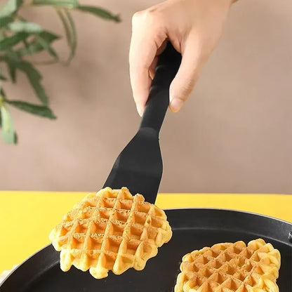 7-Color Silicone Non-Stick Frying Spatula – Heat Resistant Kitchen Turner for Pancakes, Eggs & Steak, Baking & Cooking Tool Set