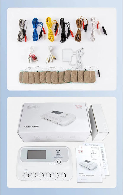 Hwato SDZ III Electroacupuncture Machine — 6-Channel Nerve & Muscle Stimulator Therapy Device for Acupuncture Treatment