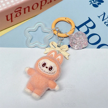 Cartoon Key Ring – Cute Backpack Pendant Gift for Students and Couples