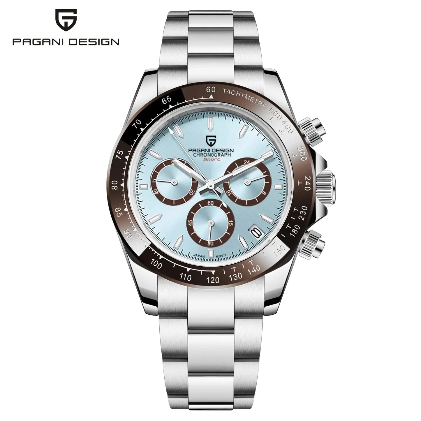 PAGANI DESIGN 2024 Quartz Men's Luxury Business Watch – Chronograph VK63 Waterproof