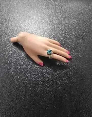 LX578 Handmade Crystal Diamond Doll Jewelry Set – Toy Rings & Fashion Accessories for 1/6 30cm Dolls (15 Days Production Time)