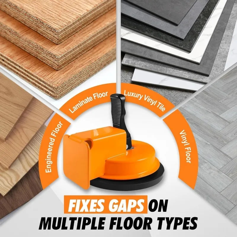 JUSTINLAU Wooden Floor Installation Tool Set – Rubber Hammer & Tile Joint Hand Tools for Flooring Installations