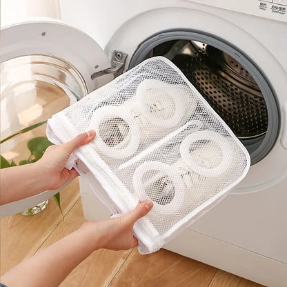 3pcs/set Mesh Laundry Bags - Portable Shoes Bag for Washing Machine, Travel Storage, Anti-Deformation Clothes Organizer