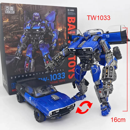 BAIWEI TW1033 Dropkick Blue Warrior Transformation Toy – Car Robot Action Figure Anime Model SS46/SS105