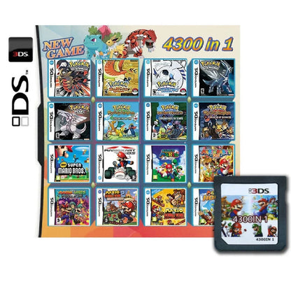 4300-in-1 Multi Game Cartridge — DS/NDS/3DS/NDSL Handheld R4 Video Game Card