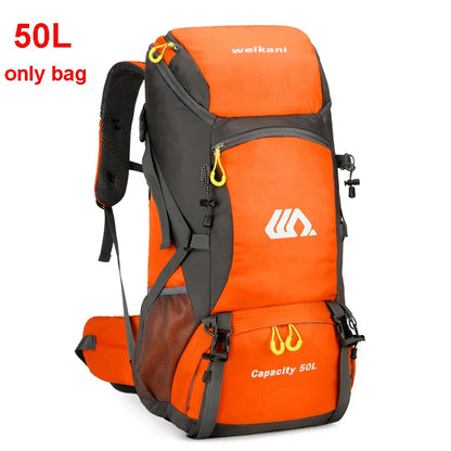 50L Travel Backpack for Men — Large Waterproof Hiking, Camping & Mountaineering Rucksack, Outdoor Sports Luggage Bag