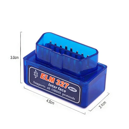 ELM327 OBD2 Mini Code Reader - 16 PIN V2.1 Bluetooth Car Diagnostic Scanner Tool for Android Vehicles