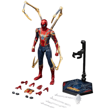 ZD Toys Spider-Man No Way Home 1/10 Action Figure – Peter Parker Gold Black Red Marvel Legends Collectible Toy