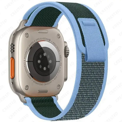 Trail Loop Strap for Apple Watch – Adjustable Band for 49mm 45mm 44mm 42mm 41mm 40mm, Compatible with Series 9 8 7 6 SE 5 4 3