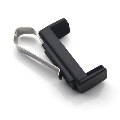 Car Sun Visor Clip Holder for Garage Door Remote - Universal 47-68mm Keychain Barrier Opener, Quick Installation