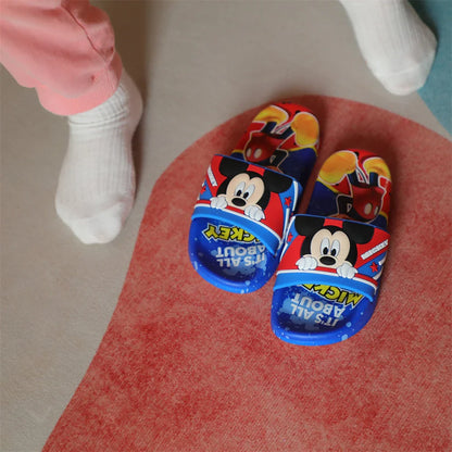 New Summer Kids Cartoon Car Sandals – Soft Sole Anti-Slip Toddler Boys Shoes, All-Season Wearable Slippers