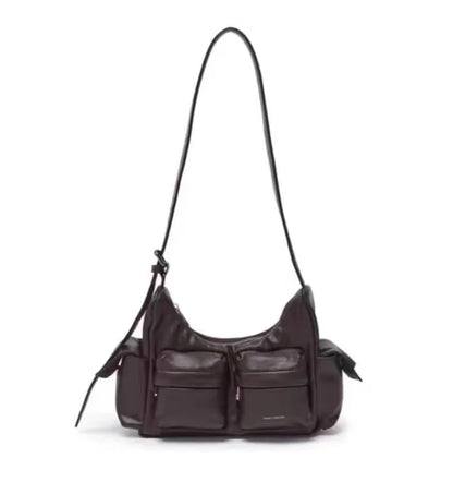 SAMO ONDOH South Korean Shoulder Bag — Hong Eun-Chae & Song Yuqi Inspired Motorcycle Underarm Bag