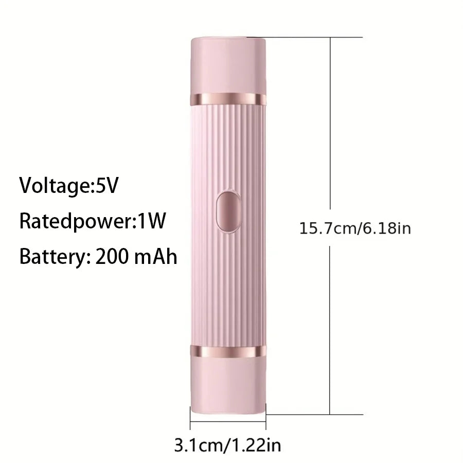 2-in-1 Women’s Electric Shaver – Portable Wet & Dry Hair Remover for Eyebrows, Face, Legs & Armpits