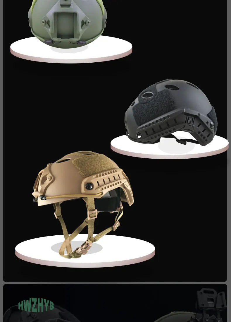 FAST Tactical Airsoft Helmet – Thickened ABS MH Helmet for Outdoor CS, PJ Air Gun Shooting Protective Gear