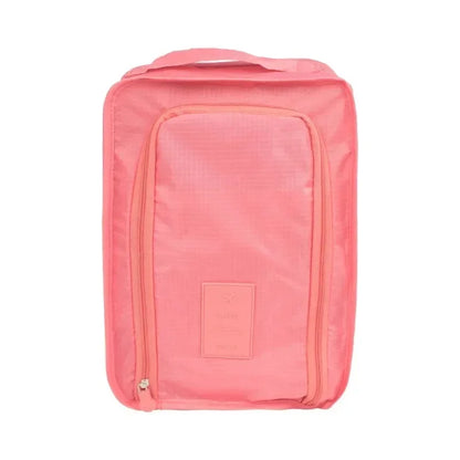 Breathable Sneaker Travel Bag - Waterproof Foldable Shoe Organizer with Separate Pocket for Home and Travel Storage