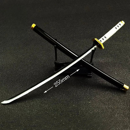 25cm Demon Slayer Katana – Kimetsu No Yaiba Real-Size Samurai Sword Anime Cosplay Prop & Home Decor