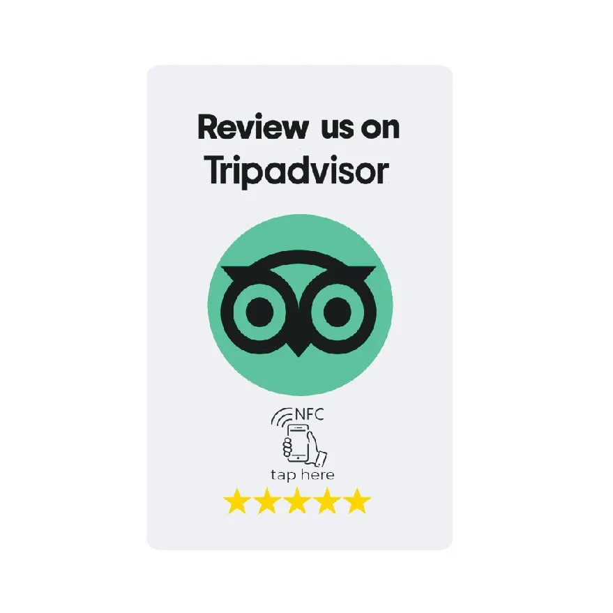 Universal NFC Google Review Cards – Instagram & Facebook Tap-to-URL Social Business Cards for Android & iPhone