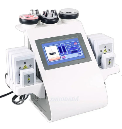 6-in-1 40K Cavitation Ultrasonic Body Slimming Machine | Anti-Wrinkle, Skin Lift & Rejuvenation with Multi-Polar Frequency