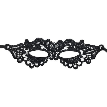 Black Queen Lace Mask — Embroidered Applique Masquerade Mask for Women, Party, Carnival, Wedding & Halloween Accessories