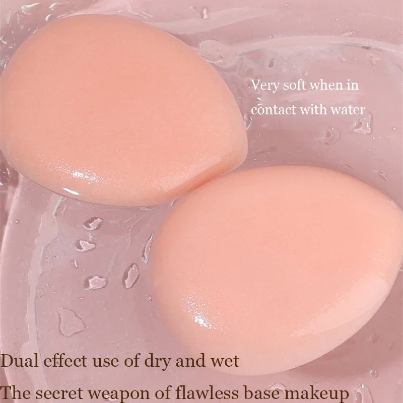 3/10PCS Mini Cosmetic Cushion Puffs – Professional Finger Puffs for Foundation & Concealer Makeup
