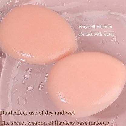 3/10PCS Mini Cosmetic Cushion Puffs – Professional Finger Puffs for Foundation & Concealer Makeup