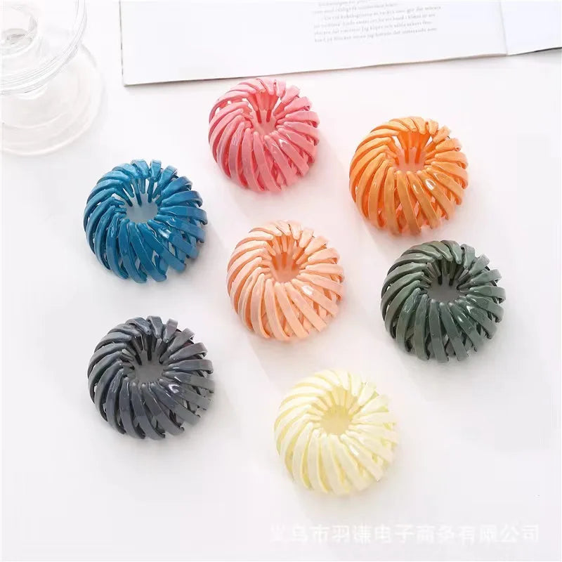 Bird Nest Ponytail Hair Clips – Magic Lazy Braider Hair Rings & Hairpins, Simple Hair Styling Accessories for Women
