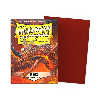100PCS Dragon Shield Card Sleeves Box — Multicolor Matte Protectors for TCG, PTCG & Board Games