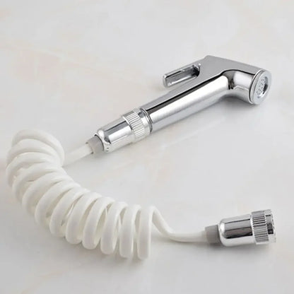 Stainless Steel Handheld Toilet Bidet Sprayer Set – Wall Bracket, Self-Cleaning Hand Bidet Faucet for Bathroom