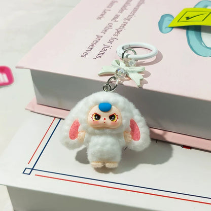 Kawaii Plush Keychain – Cute Aesthetic Bag Charm for Women, Wedding & Party Gifts