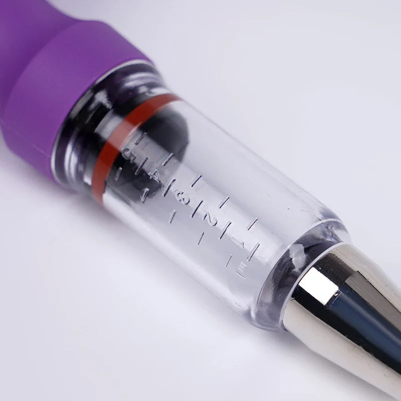 2ml/5ml Veterinary Animal Syringe - Continuous Injector with 10 Needles for Cats, Chickens, Sheep, Farm Use
