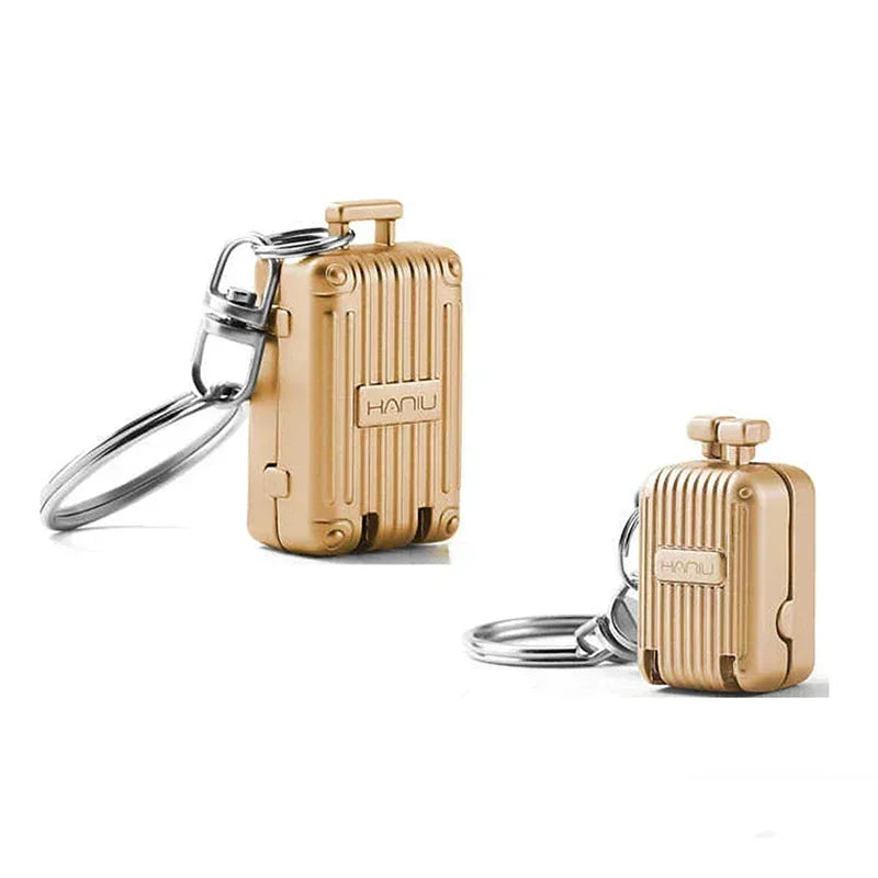 Exquisite Foldable Nail Clippers Keychain – Stainless Steel Fingernail & Toenail Manicure Trimmer