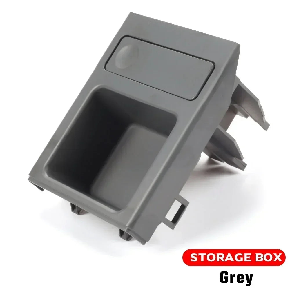 Double Hole Car Storage Box – Coin & Cup Holder for BMW E46 Series 1999-2006, Front Center Console, OEM 51168217953
