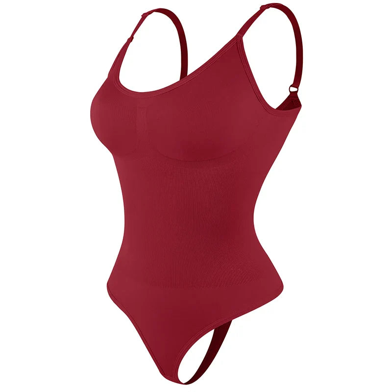 Women’s Full Body Shapewear Bodysuit – Smoothing Thong Body Shaper Sculpting Slimming Underwear