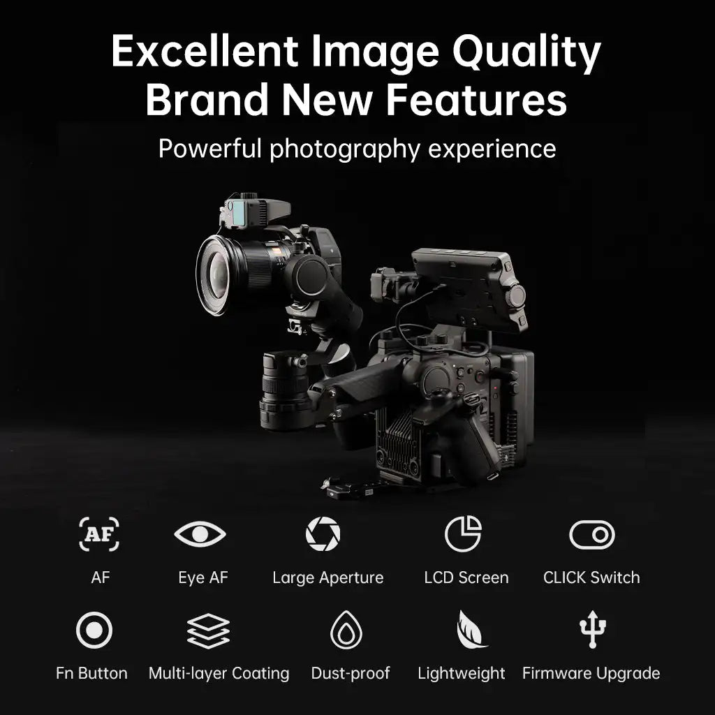 Viltrox AF 16mm F1.8 FE Lens – Full Frame Wide-Angle Fisheye for Sony E ZVE10, A7IV, A7SIII Mirrorless Cameras