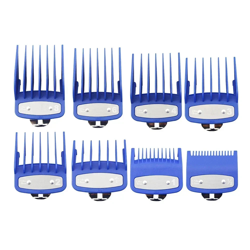 8/10PC Universal Hair Clipper Guard Set – Professional Limit Guide Combs for Wahl Trimmers & Barber Accessories