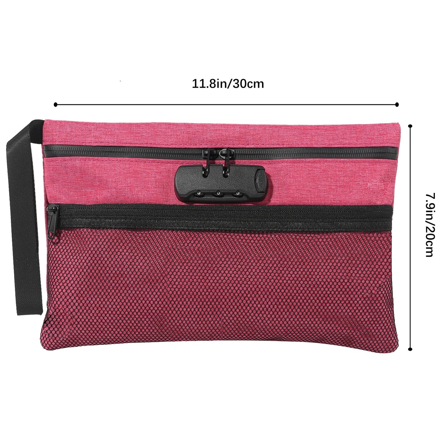 Smell-Proof Pouch with Combination Lock – Easy Storage Bag for Travel & Home Use