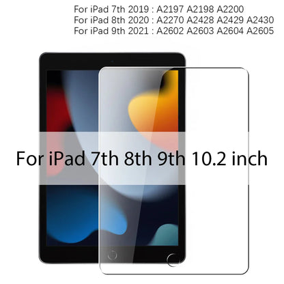 Tempered Glass Screen Protector for iPad — Compatible with iPad Pro, Air, Mini (6th–13th Gen, 11–12.9")
