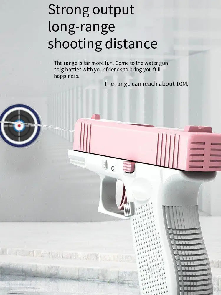 Summer High-Pressure Water Gun – Non-Electric Full Automatic Pistol for Kids, Boys, Girls & Adults