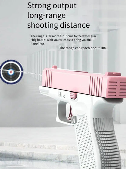 Summer High-Pressure Water Gun – Non-Electric Full Automatic Pistol for Kids, Boys, Girls & Adults
