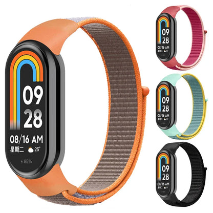 Nylon Loop Strap for Xiaomi Mi Band 9 & 8 NFC – Sport Replacement Wristband for Mi Band 7 6 5 4 3