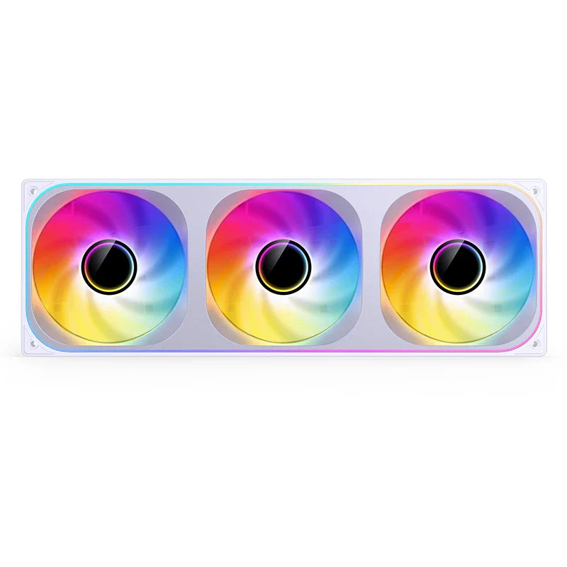JONSBO ZB-120/240/360 ARGB Computer Case Fan — 12cm 5V 120mm PWM Water-Cooled Fan Kit with Forward/Reverse Rotation