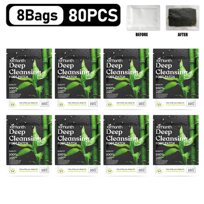 10-200PCS Detox Foot Patches – Herbal Stress Relief & Deep Sleep Aid | Foot Care & Body Detox Stickers