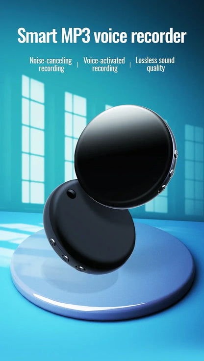 Digital Voice Recorder 64GB – Activated USB Flash Magnet Dictaphone with HD Noise Reduction, 100-Hour Audio & MP3 Player