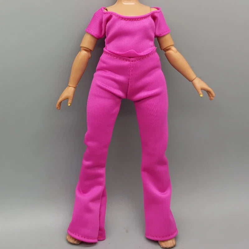 Handmade Doll Dresses & Shoes – Outfit for 28cm High School Dolls with Big Eyes & Long Eyelashes, Perfect Birthday Gift