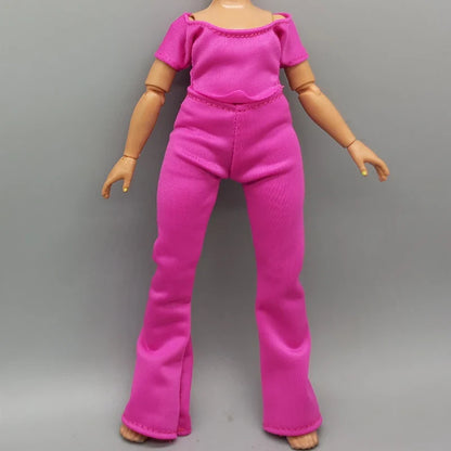 Handmade Doll Dresses & Shoes – Outfit for 28cm High School Dolls with Big Eyes & Long Eyelashes, Perfect Birthday Gift