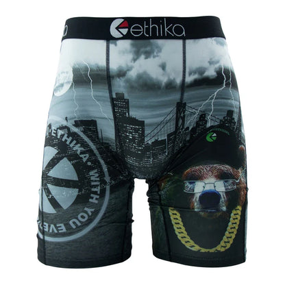 ETHIKA Men’s Boxer Briefs – Breathable Sexy Swim Underwear Trunks, Plus Size S–3XL Quick-Dry Comfortable Men’s Underpants