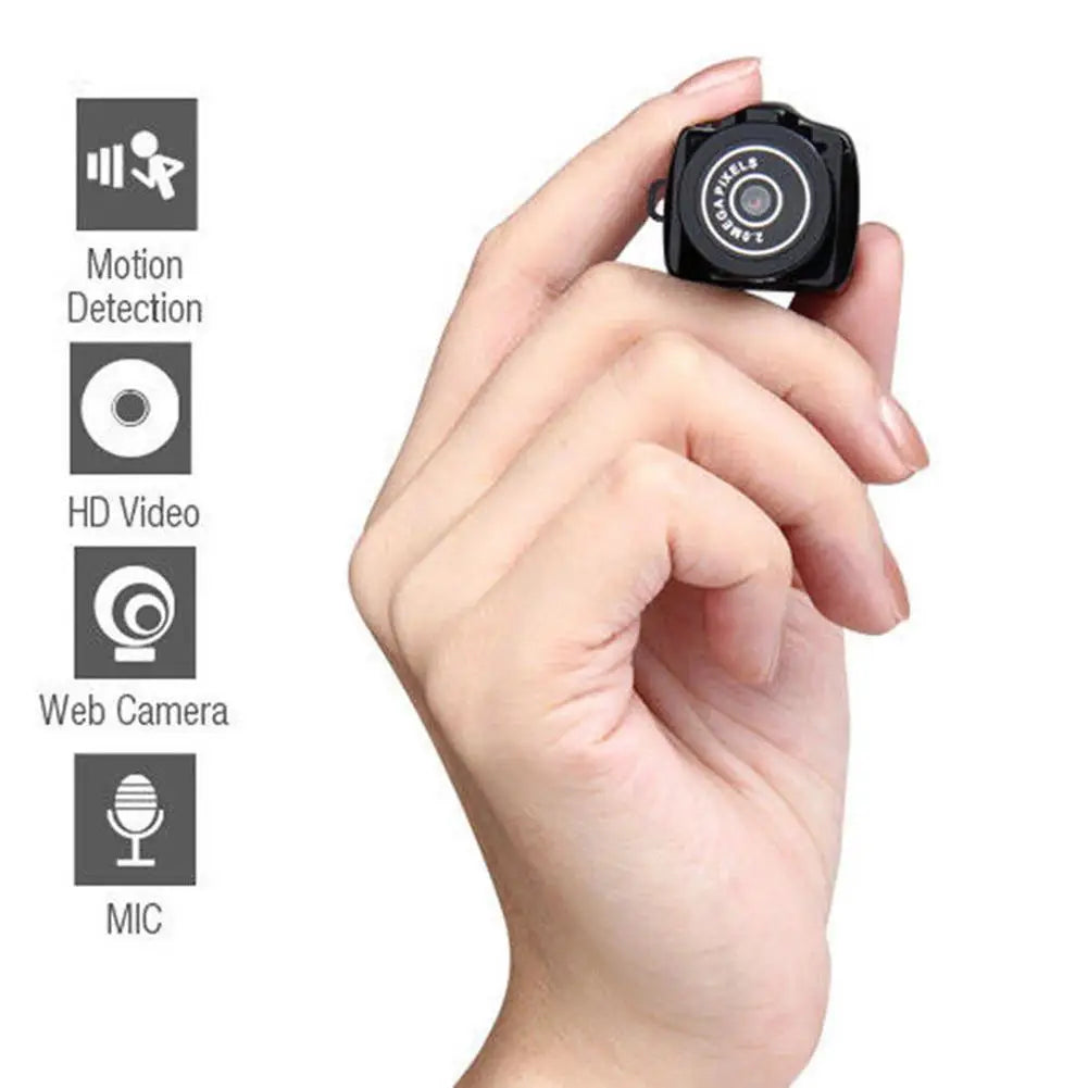 Y2000 Mini Camera — Portable Ultra-Small Audio & Video Recorder, Sport DV DVR Security & Surveillance Camcorder