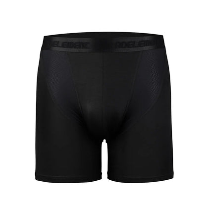 Men’s Sports Compression Boxer Briefs – Anti-Chafing Long Leg Modal Underwear, Quick-Dry Running & Fitness Performance Shorts